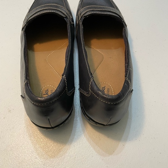 Clarks Bendables Women's Dark Gray Loafers Size 12W SB-M - Picture 3 of 9
